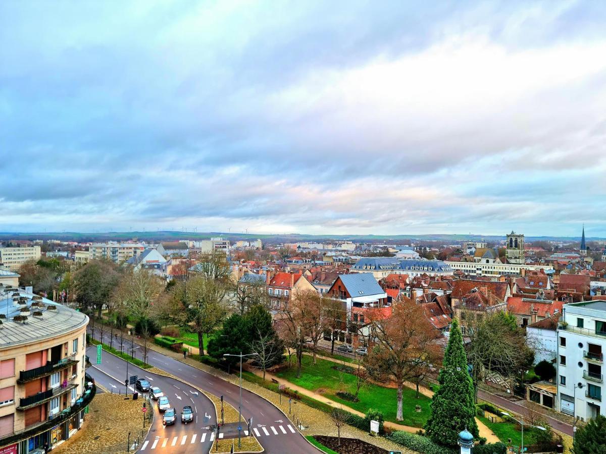 Le Perchoir, High-End & Panoramic View Apartment ทรัวส์ ภายนอก รูปภาพ