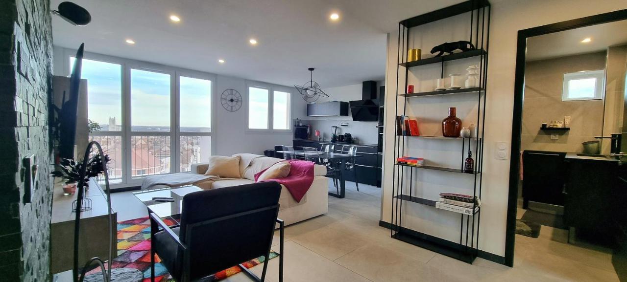 Le Perchoir, High-End & Panoramic View Apartment ทรัวส์ ภายนอก รูปภาพ